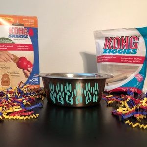 Personalized Pet Bowl with Paw Prints